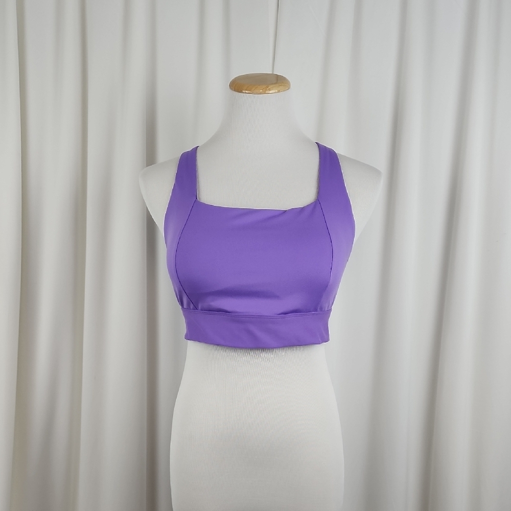 All In Motion Crossback Sports Bra Purple Size Large